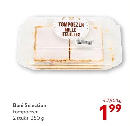 Boni Selection tompoezen 2 stuks 250 g