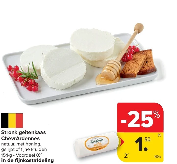 Stronk geitenkaas ChèvrArdennes