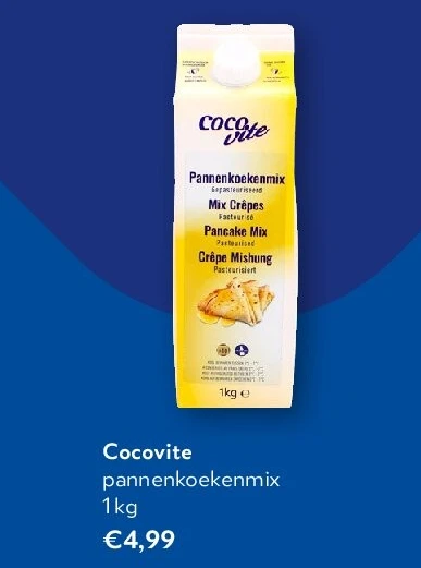 Cocovite pannenkoekenmix 1 kg