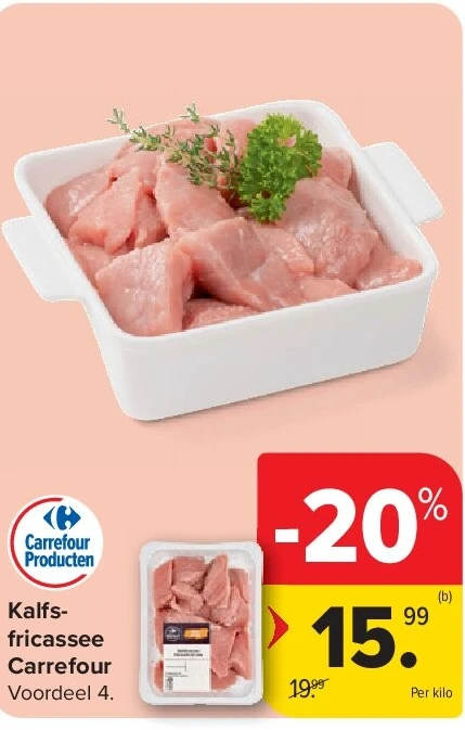 Kalfsfricassee Carrefour