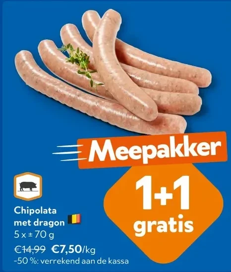 Chipolata met dragon 5x±70 g