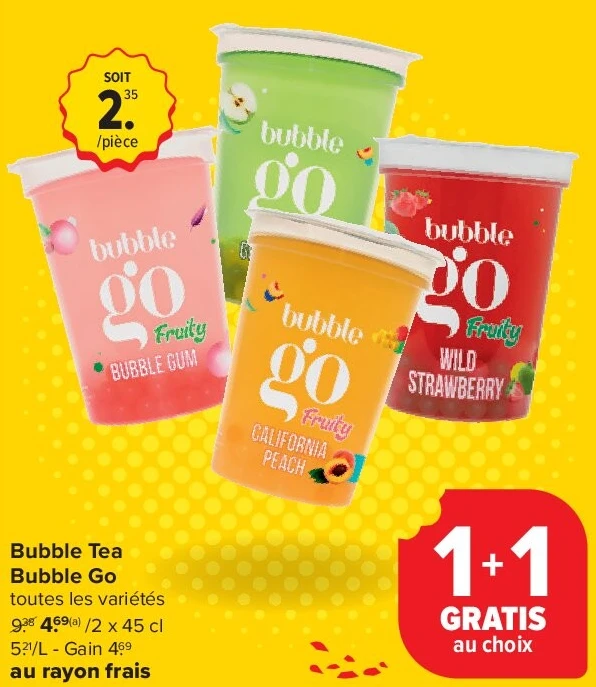 Bubble Tea Bubble Go 2 x 45 cl