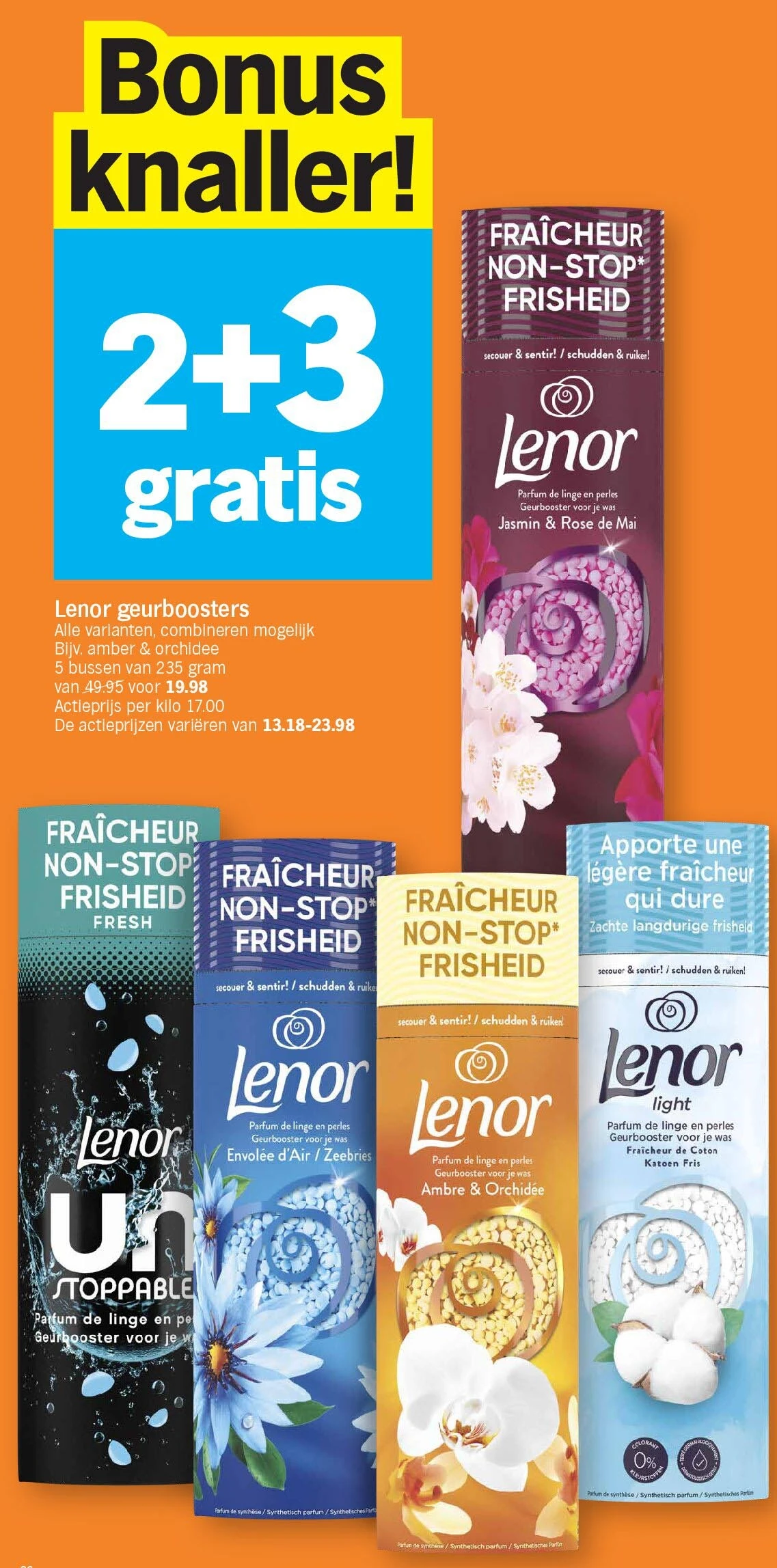 Lenor geurboosters