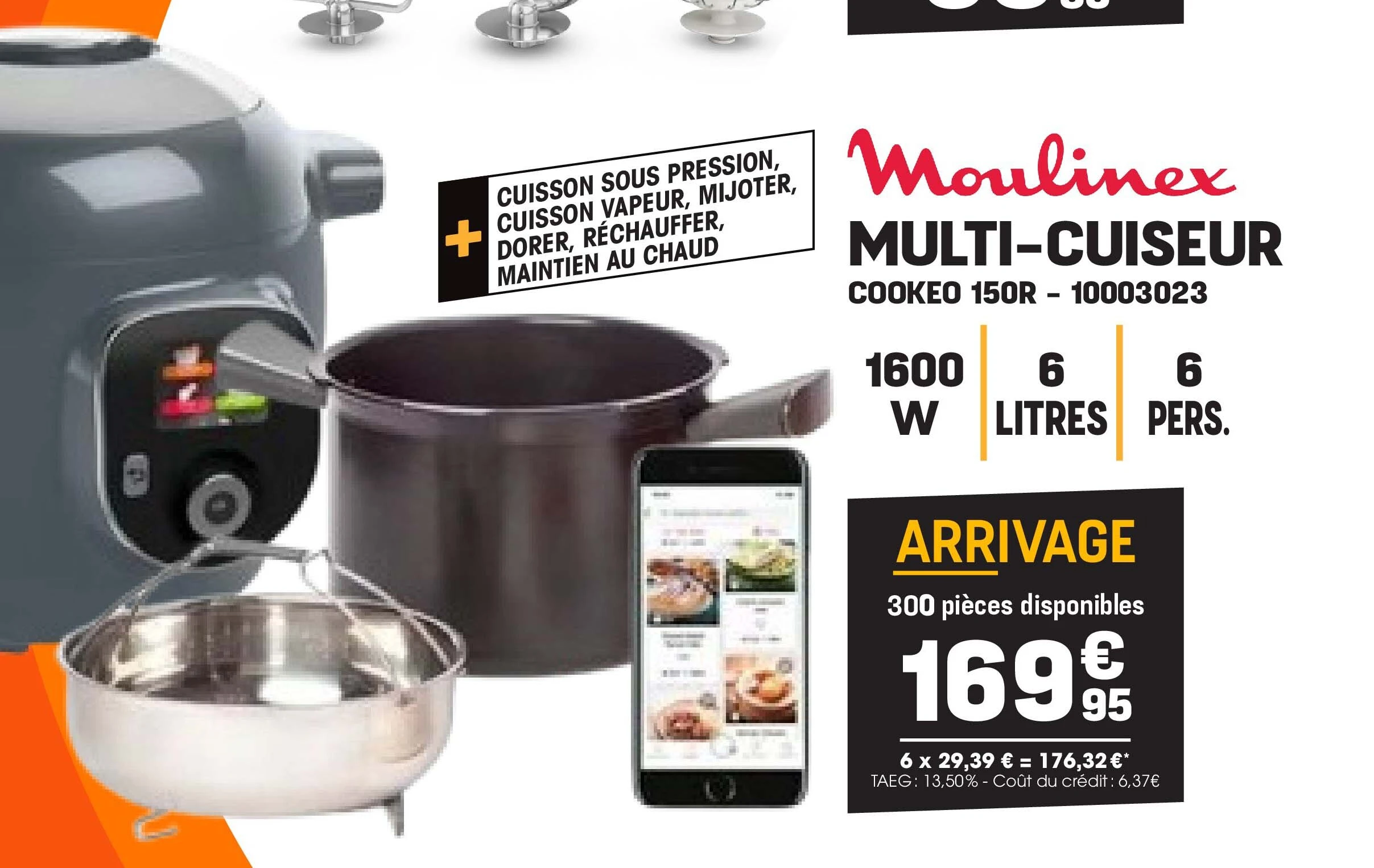 MULTI-CUISEUR COOKEO 150R