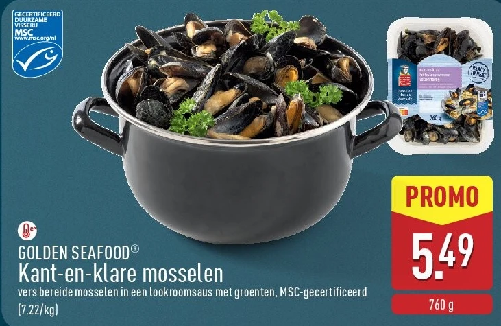 Kant-en-klare mosselen