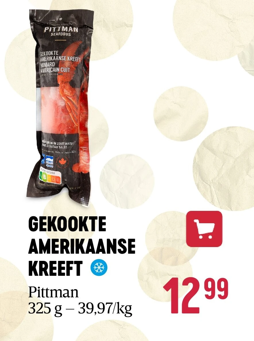 GEKOOKTE AMERIKAANSE KREEFT