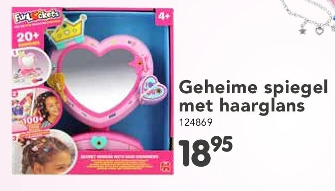 Geheime spiegel met haarglans