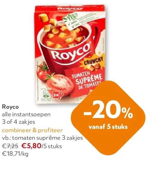Royco alle instantsoepen