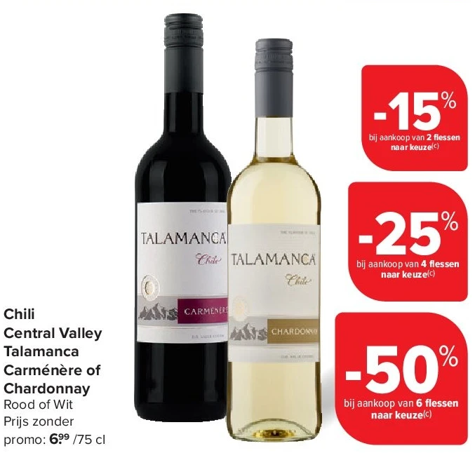 Chili Central Valley Talamanca Carménère of Chardonnay