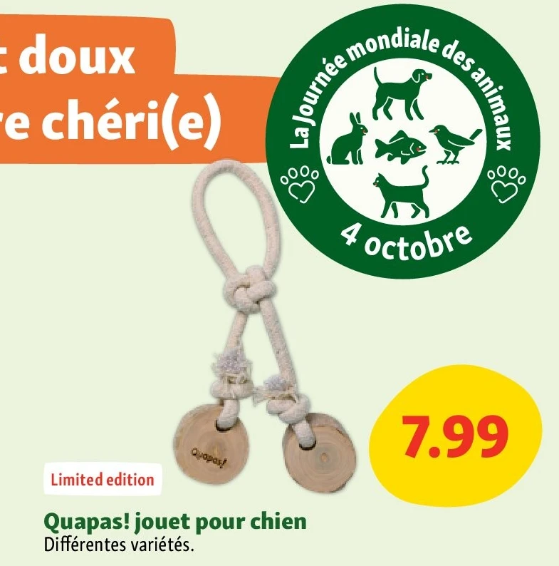 Quapas! jouet pour chien