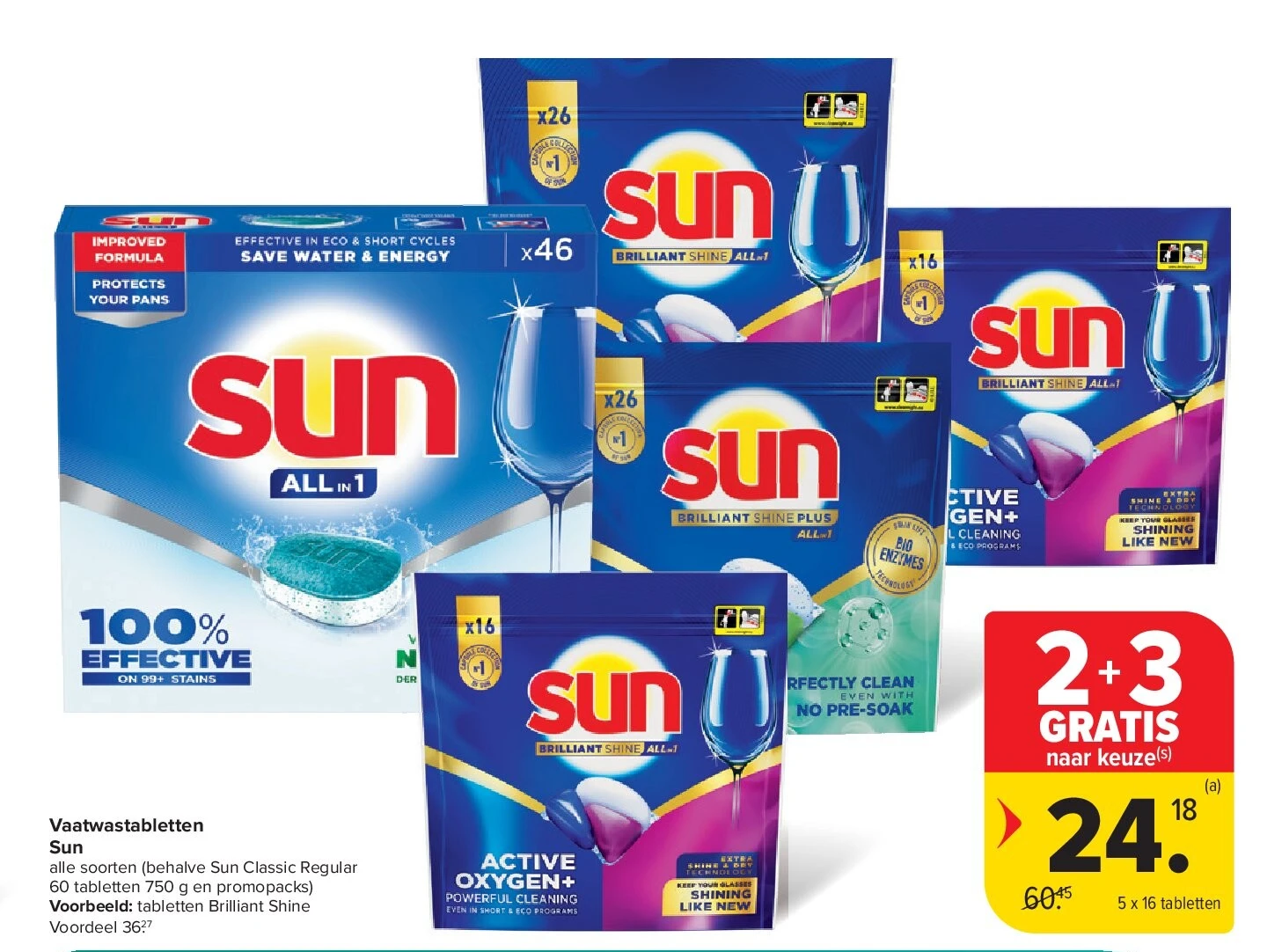 Vaatwastabletten Sun