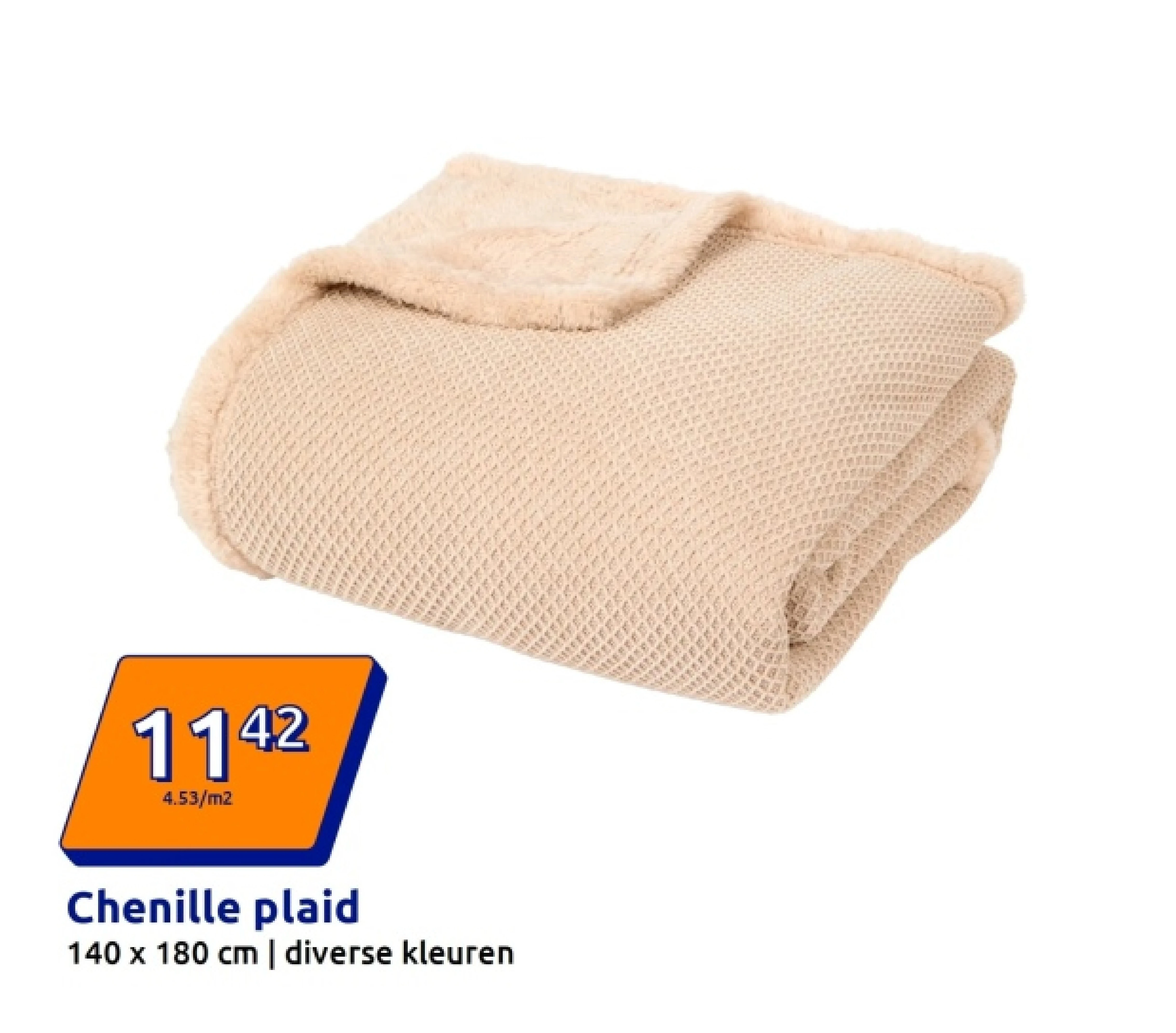 Chenille plaid