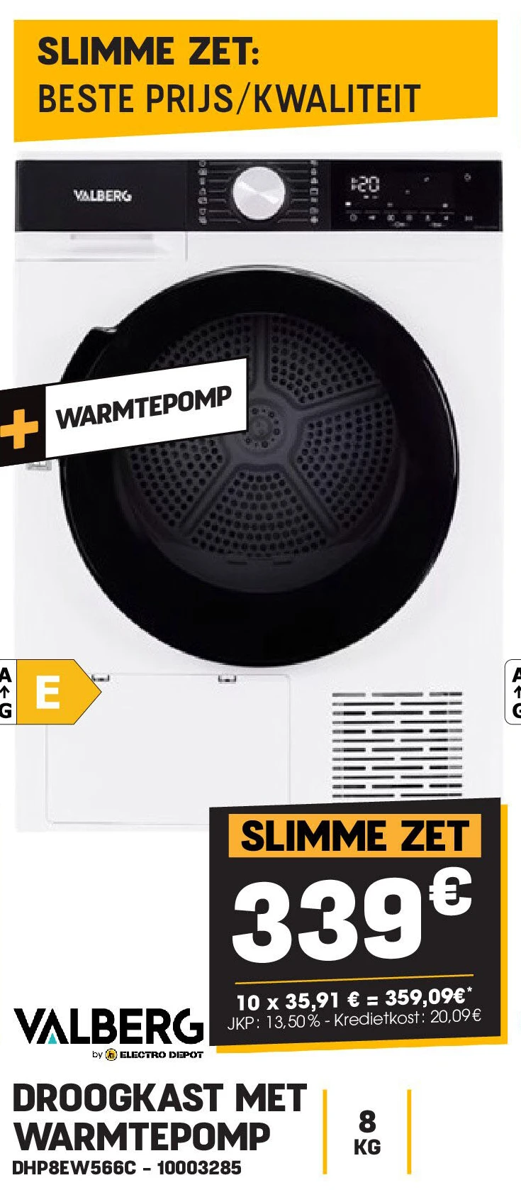 DROOGKAST MET WARMTEPOMP