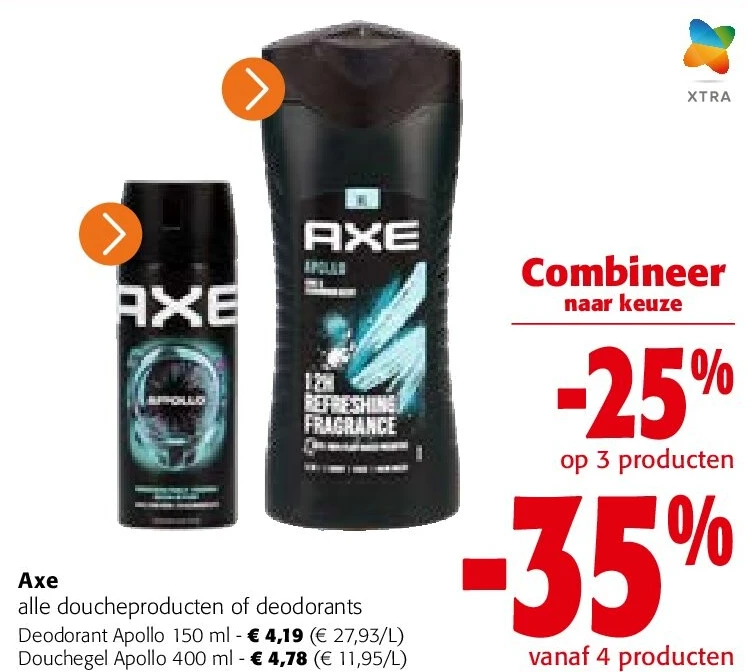 Axe Deodorant Apollo 150 ml