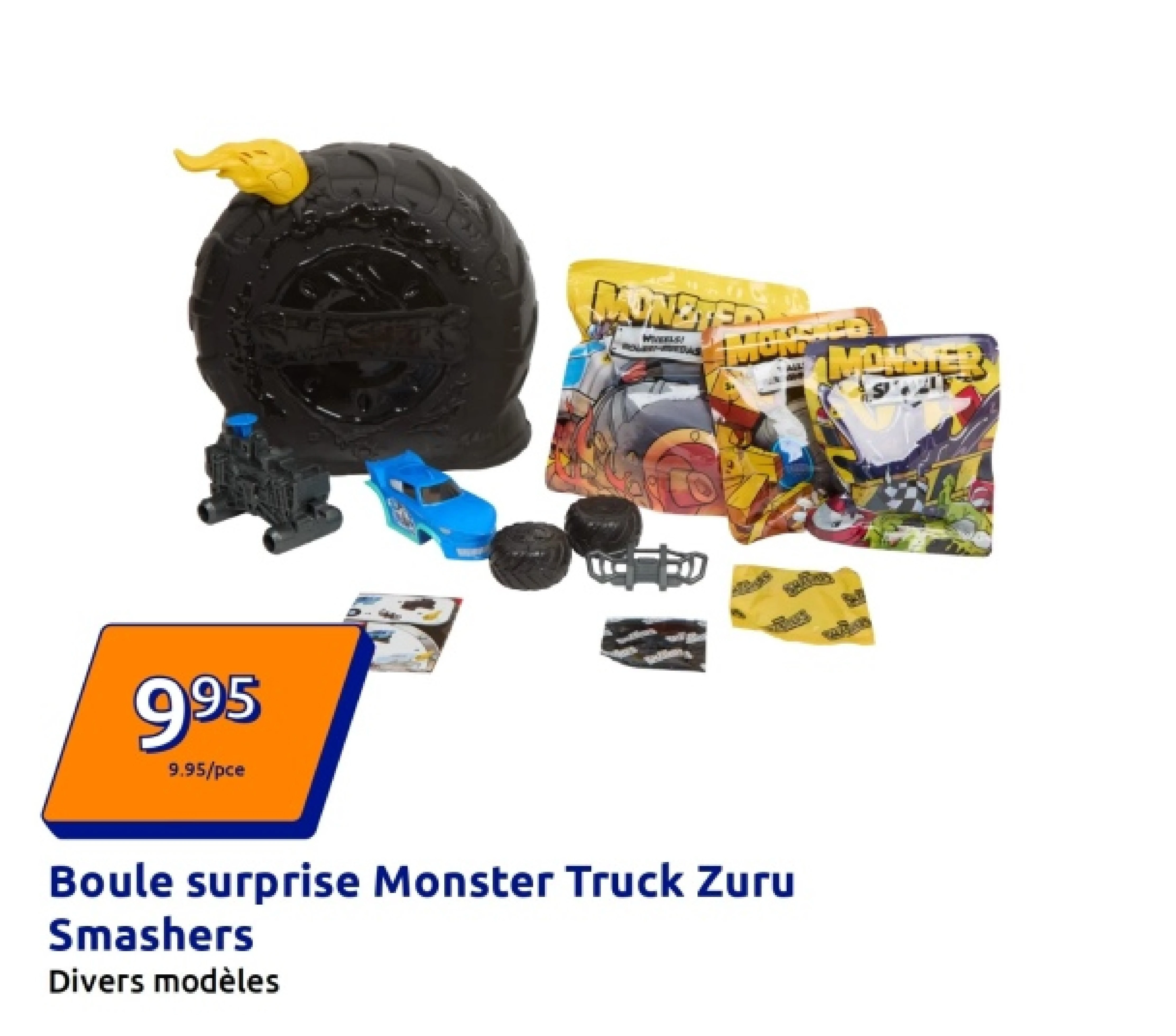 Boule surprise Monster Truck Zuru Smashers