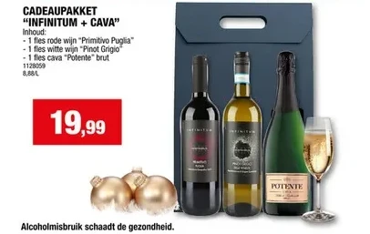 CADEAUPAKKET "INFINITUM + CAVA"