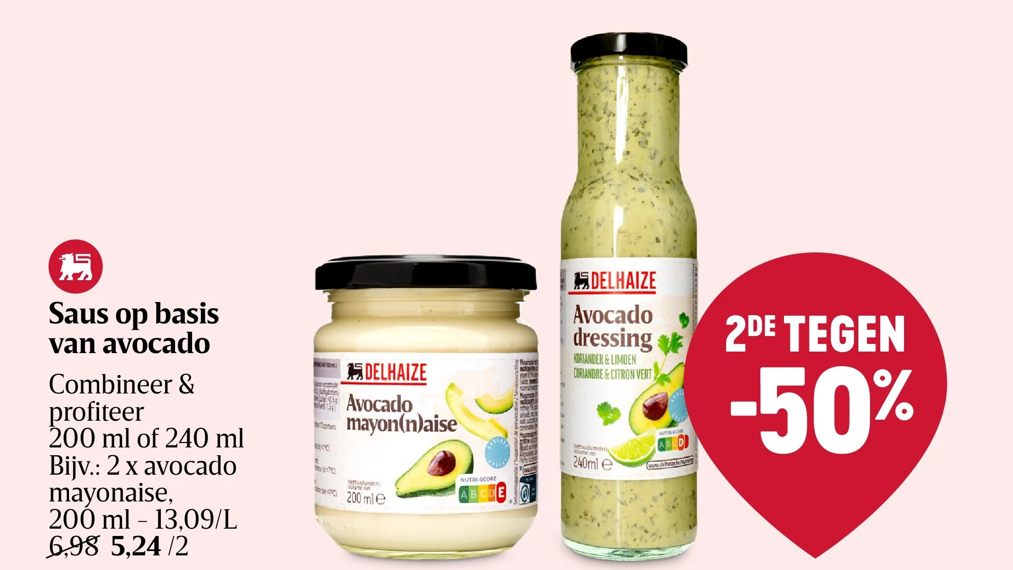 Saus op basis van avocado