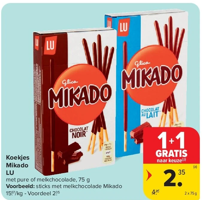 Koekjes Mikado LU