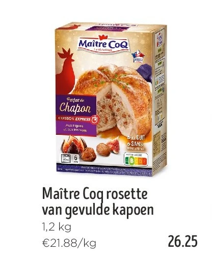 Maître Coq rosette van gevulde kapoen