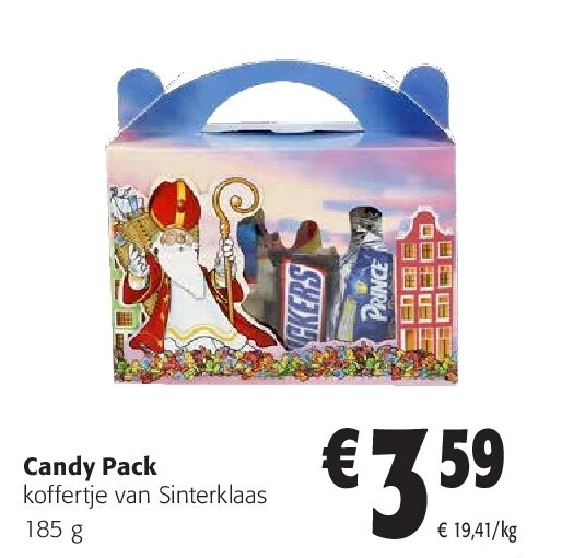 Candy Pack koffertje van Sinterklaas 185 g