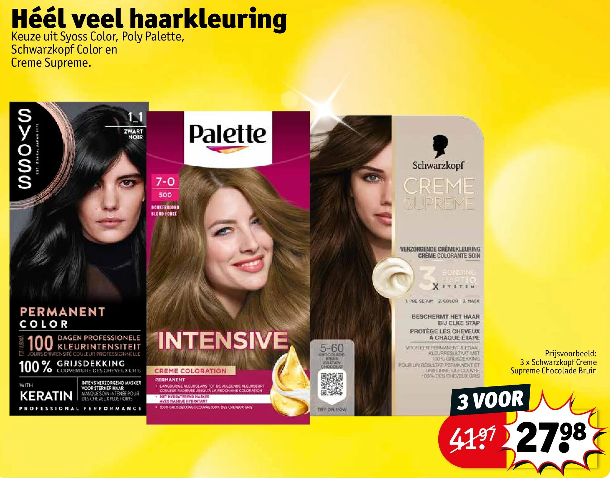 Héél veel haarkleuring