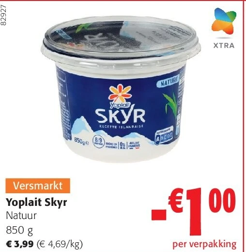 Yoplait Skyr Natuur 850 g