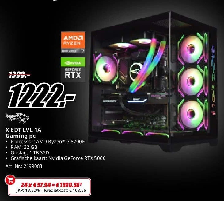 X EDT LVL 1A Gaming pc