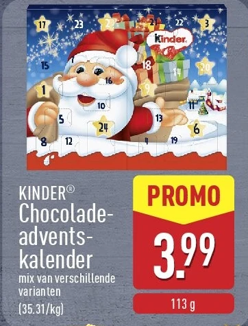 Chocolade- adventskalender