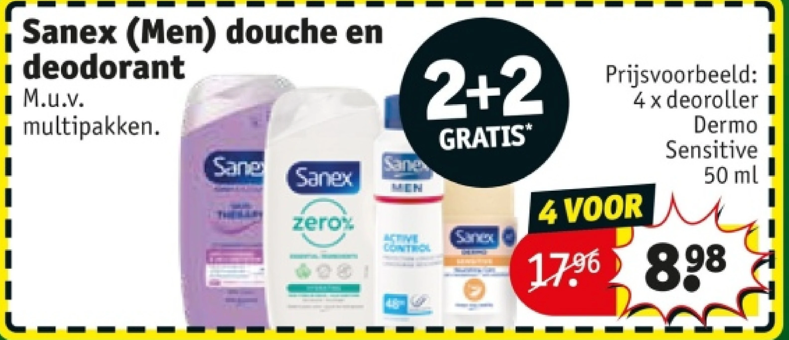 Sanex (Men) douche en deodorant