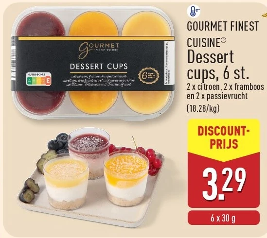 Dessert cups, 6st.
