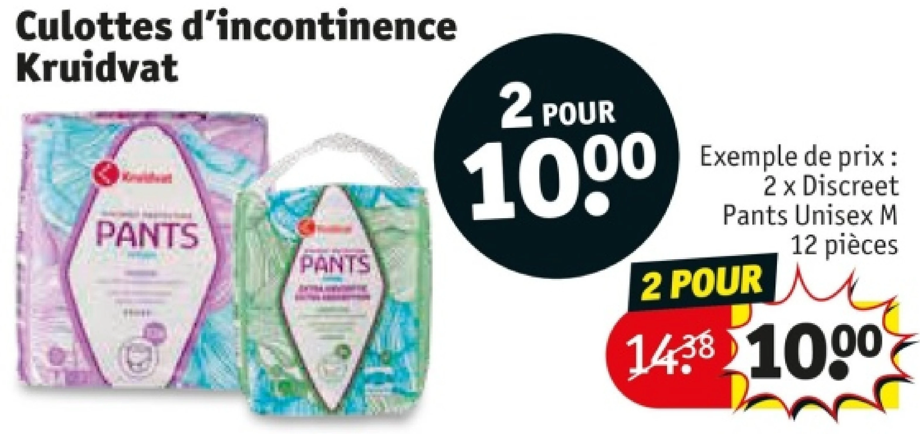 Culottes d'incontinence Kruidvat
