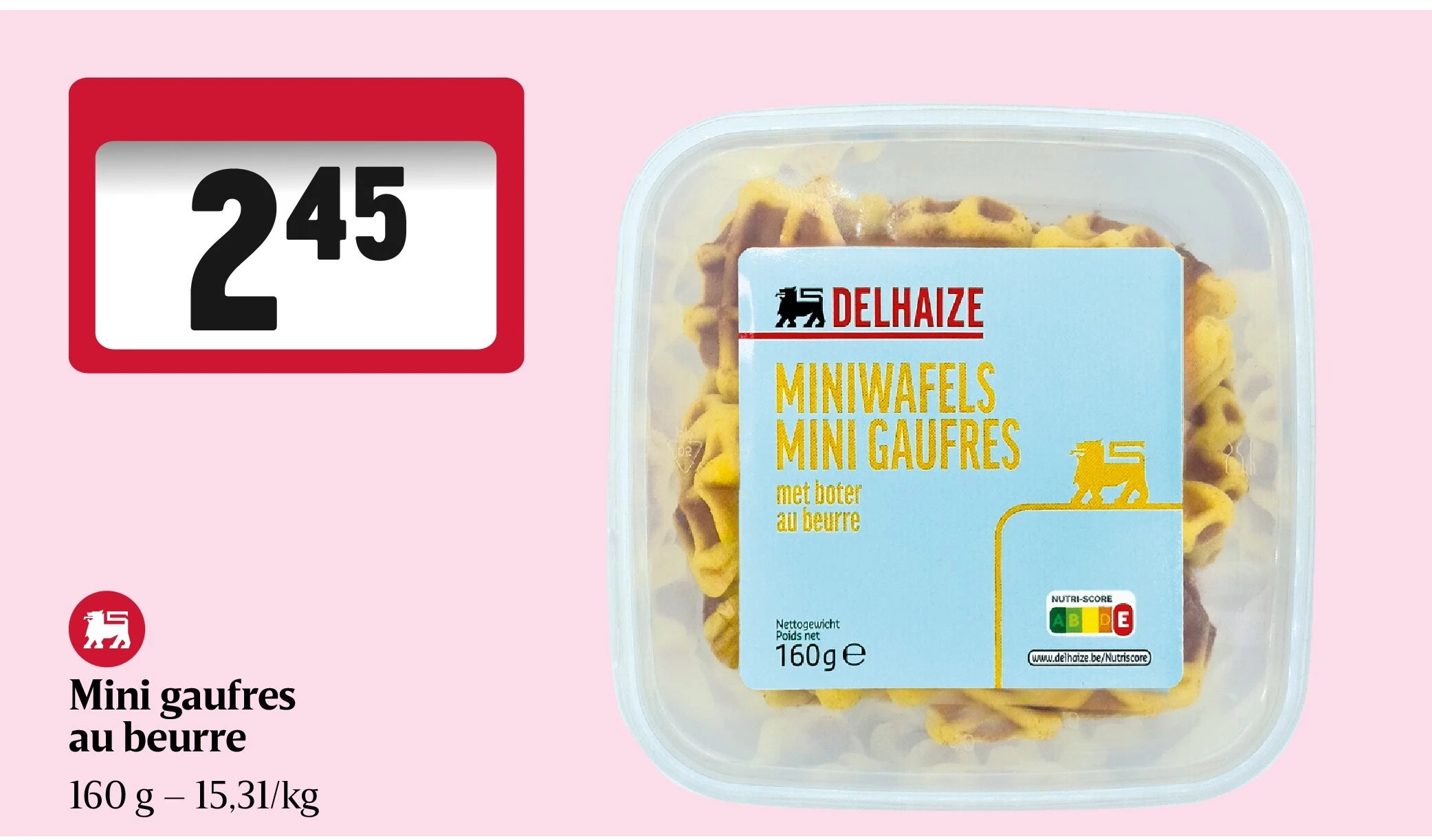 Mini gaufres au beurre