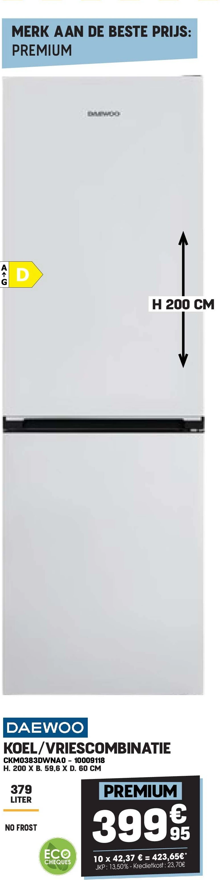 Daewoo KOEL/VRIESCOMBINATIE