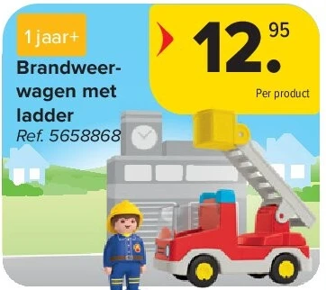 Brandweerwagen met ladder
