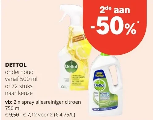 DETTOL onderhoud vanaf 500 ml