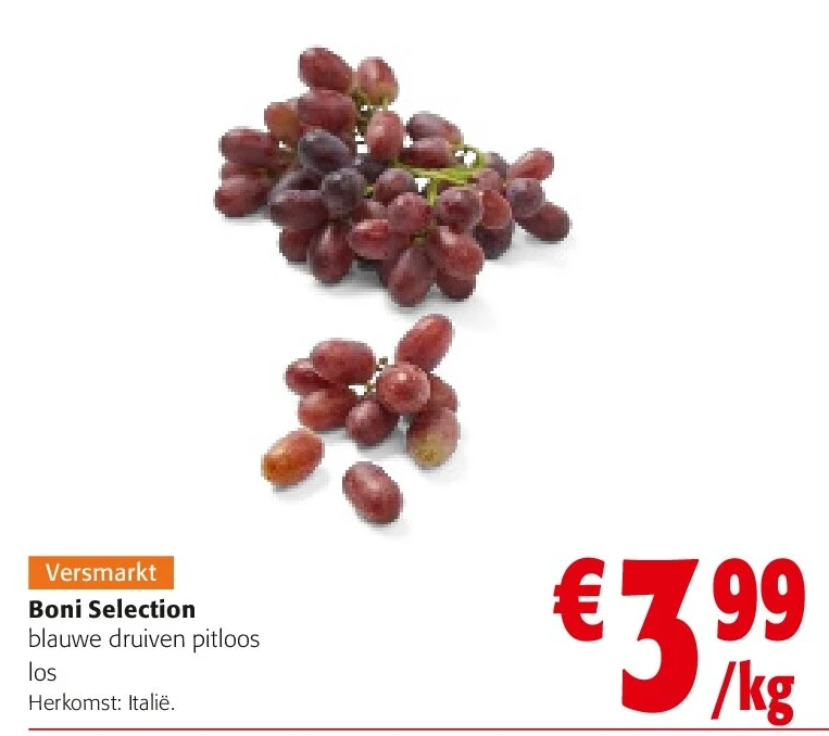 Boni Selection blauwe druiven pitloos los