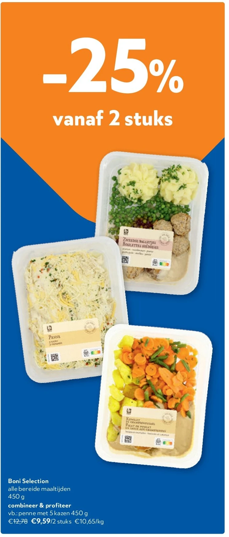 penne met 5 kazen 450 g