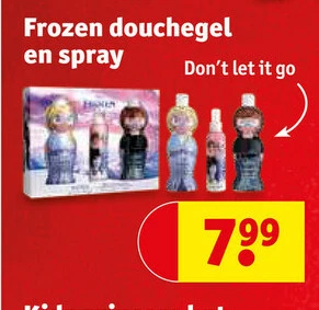 Frozen douchegel en spray
