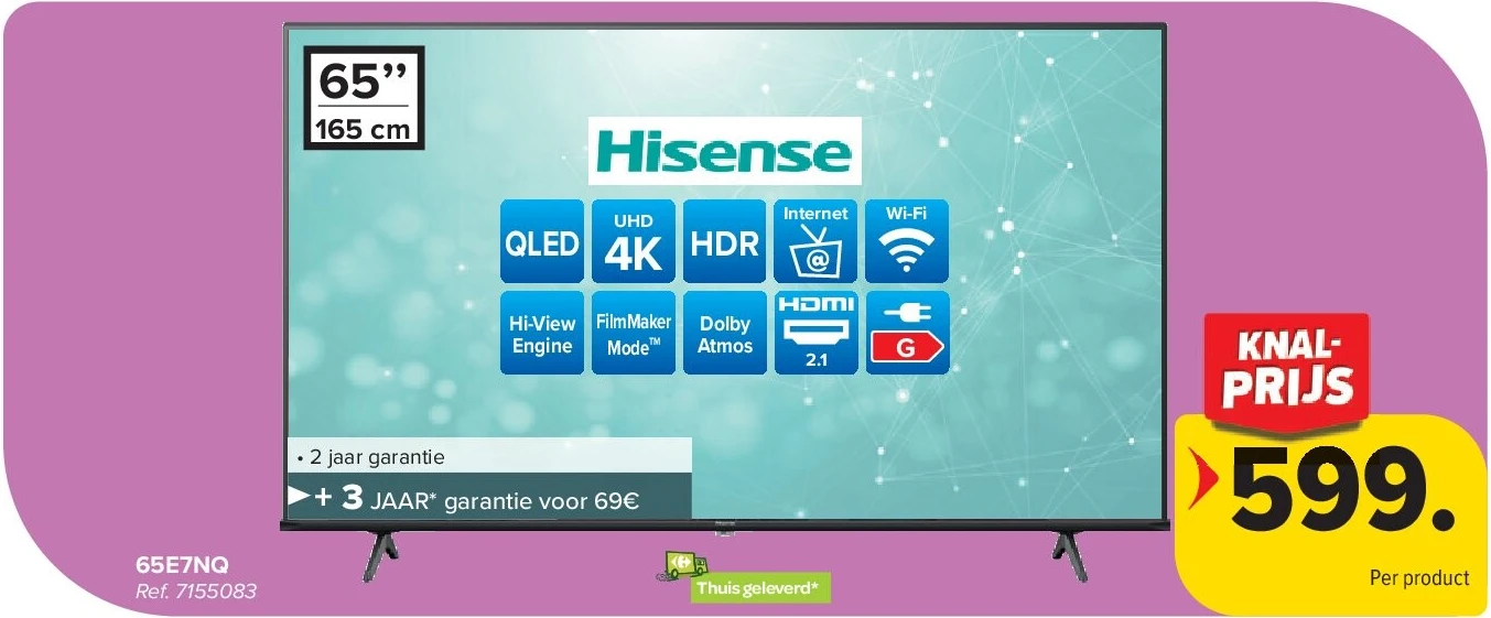Hisense 65E7NQ 4K TV