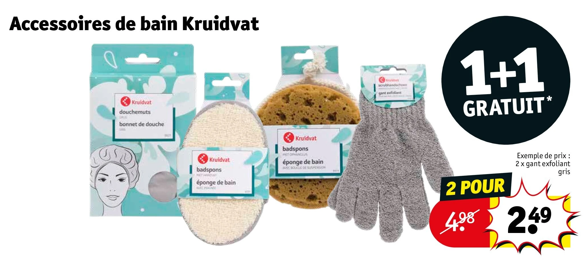 Accessoires de bain Kruidvat