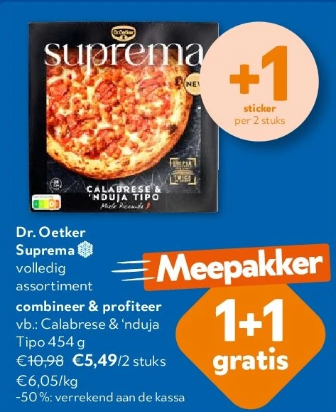 Dr. Oetker Calabrese & ‘nduja Tipo 454 g