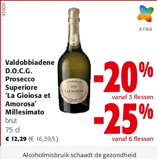 Valdobbiadene D.O.C.G. Prosecco Superiore ‘La Gioiosa et Amorosa’ Millesimato
