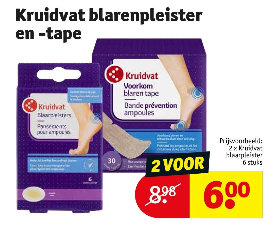 Kruidvat blarenpleister en -tape