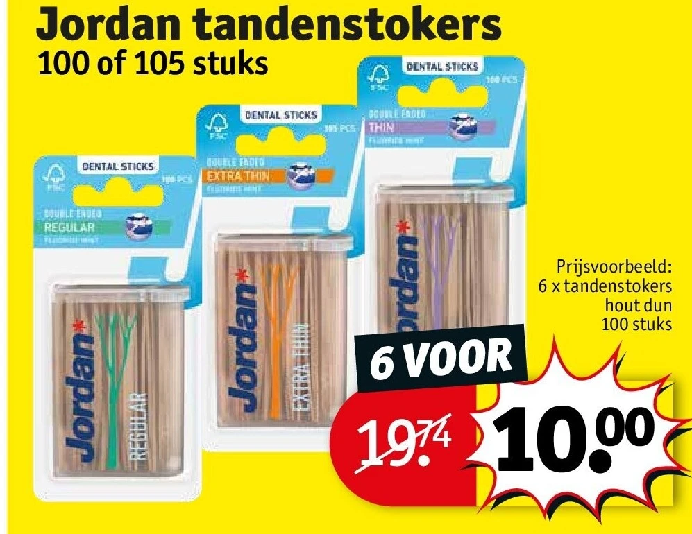 Jordan tandenstokers