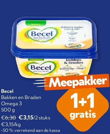 Becel Bakken en Braden Omega 3 500 g