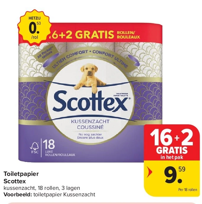 Toiletpapier Scottex