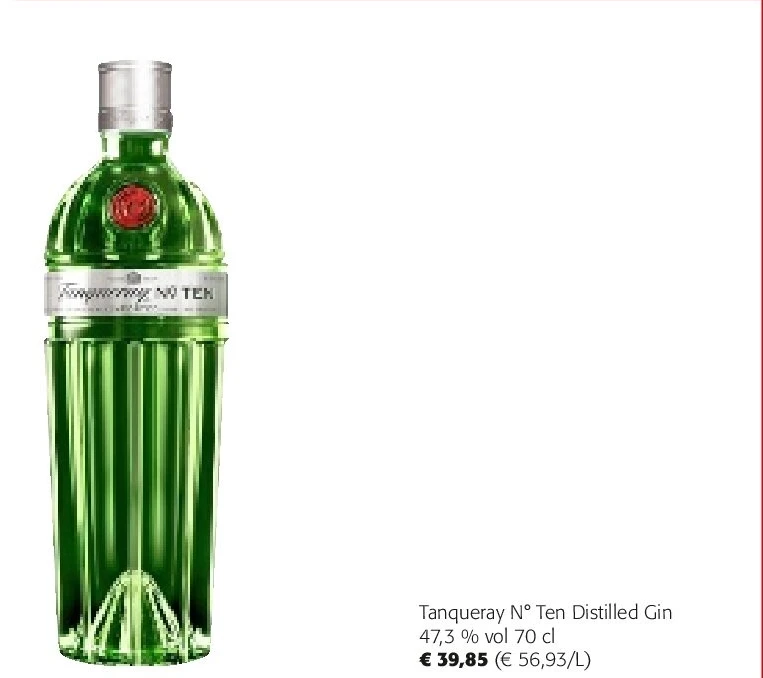 Tanqueray N° Ten Distilled Gin 47,3 % vol 70 cl