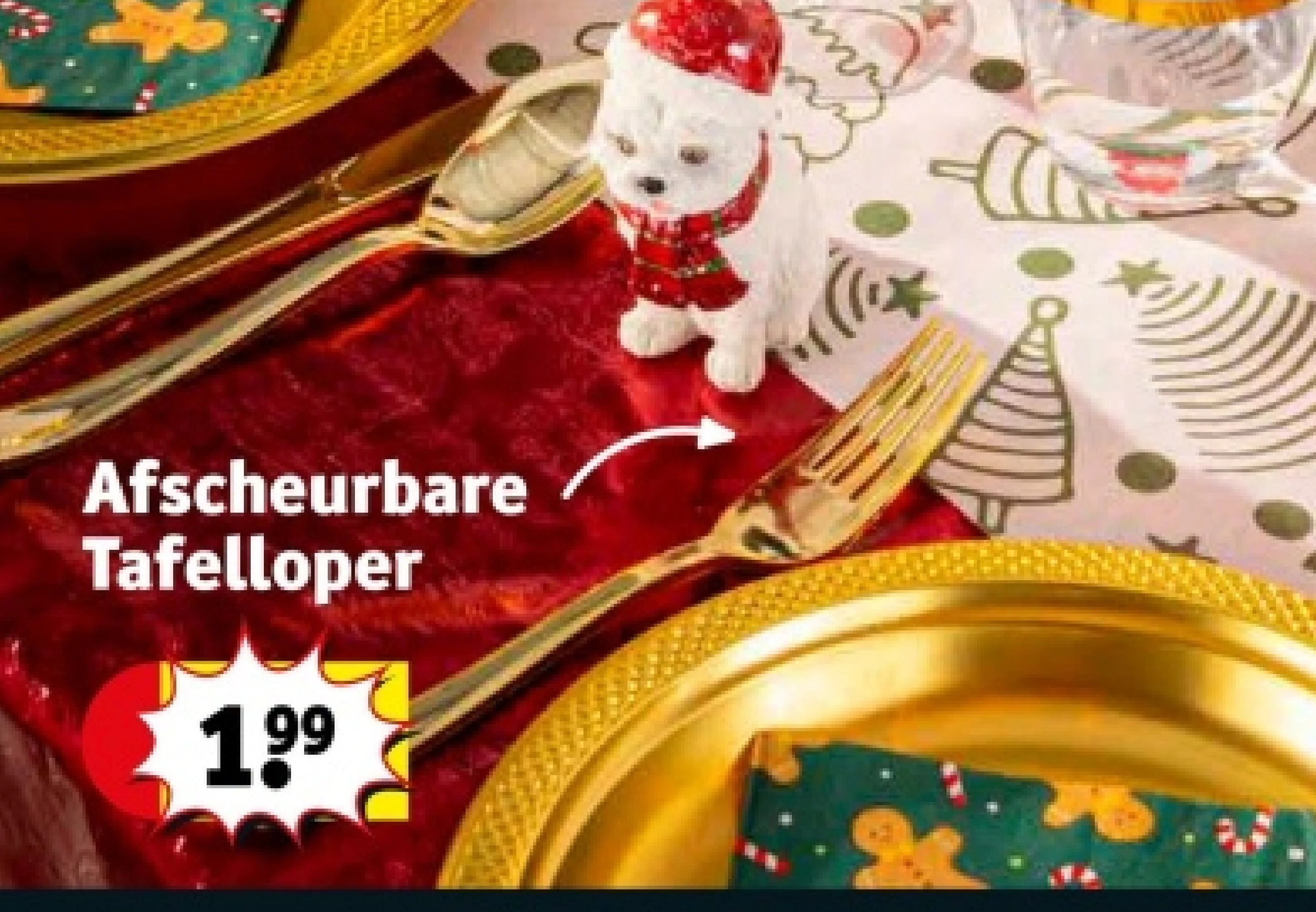 Afscheurbare Tafelloper