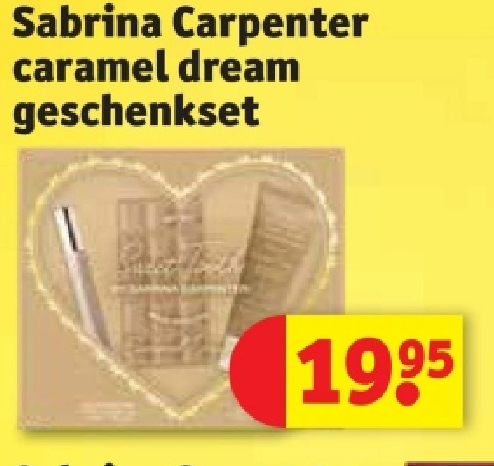 Sabrina Carpenter caramel dream geschenkset