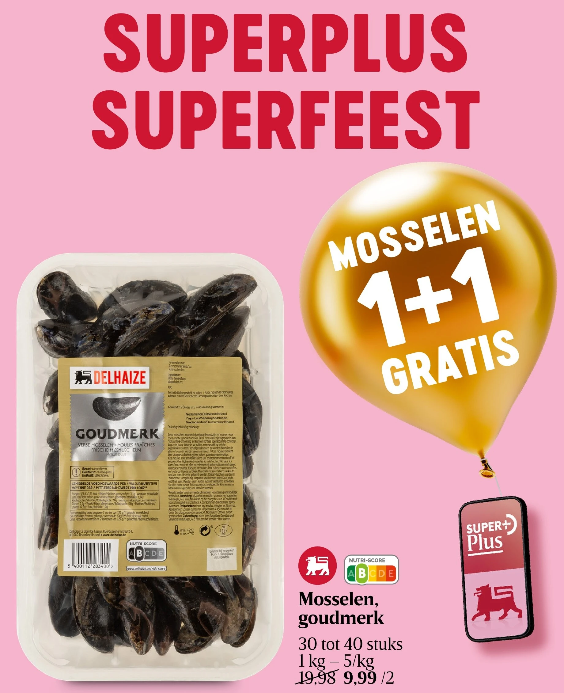 Mosselen, goudmerk